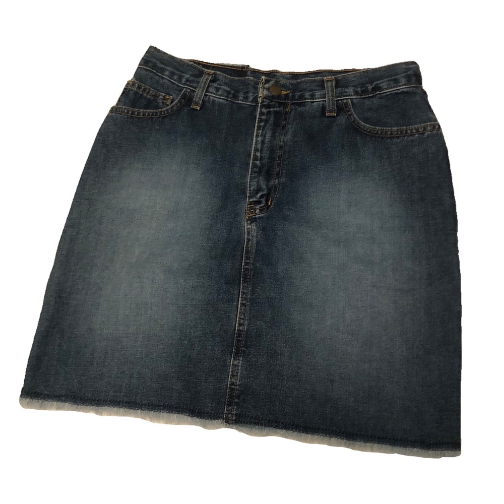 Vintage Santa Barbara Blue Denim Mini Skirt
